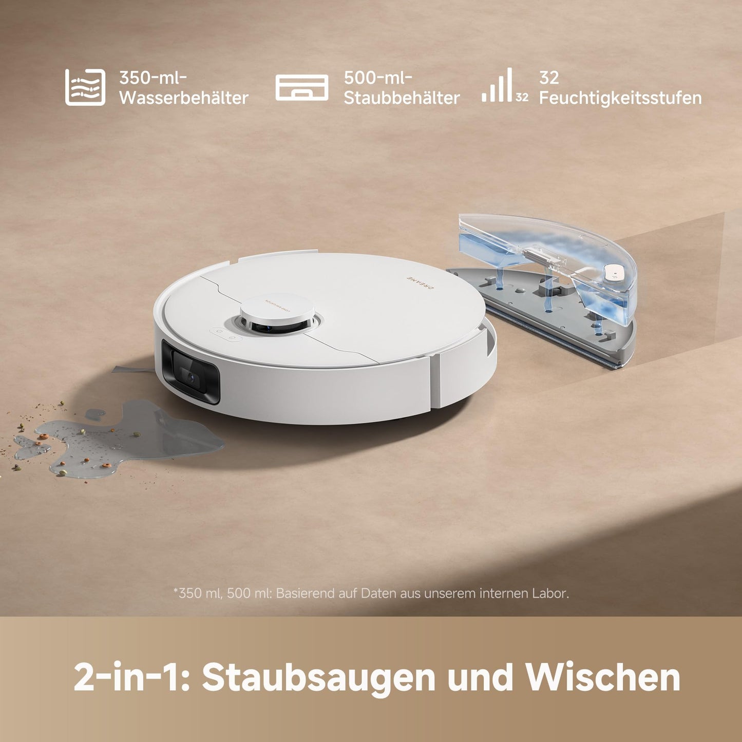 Dreame D20 Pro Plus Saugroboter 13000Pa, Wischfunktion, Station