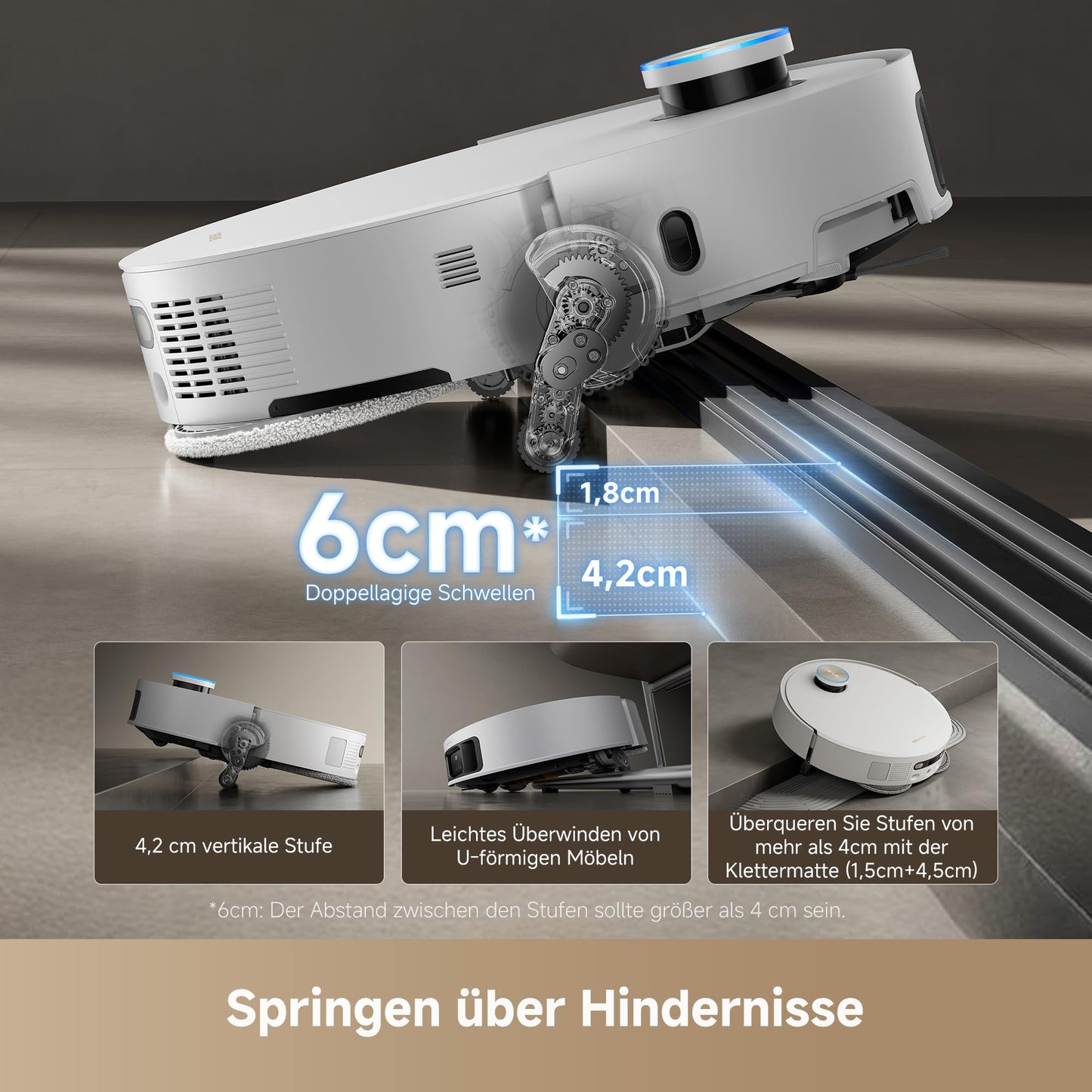 Dreame X50 Ultra Complete Saugroboter 20000Pa, Wischfunktion
