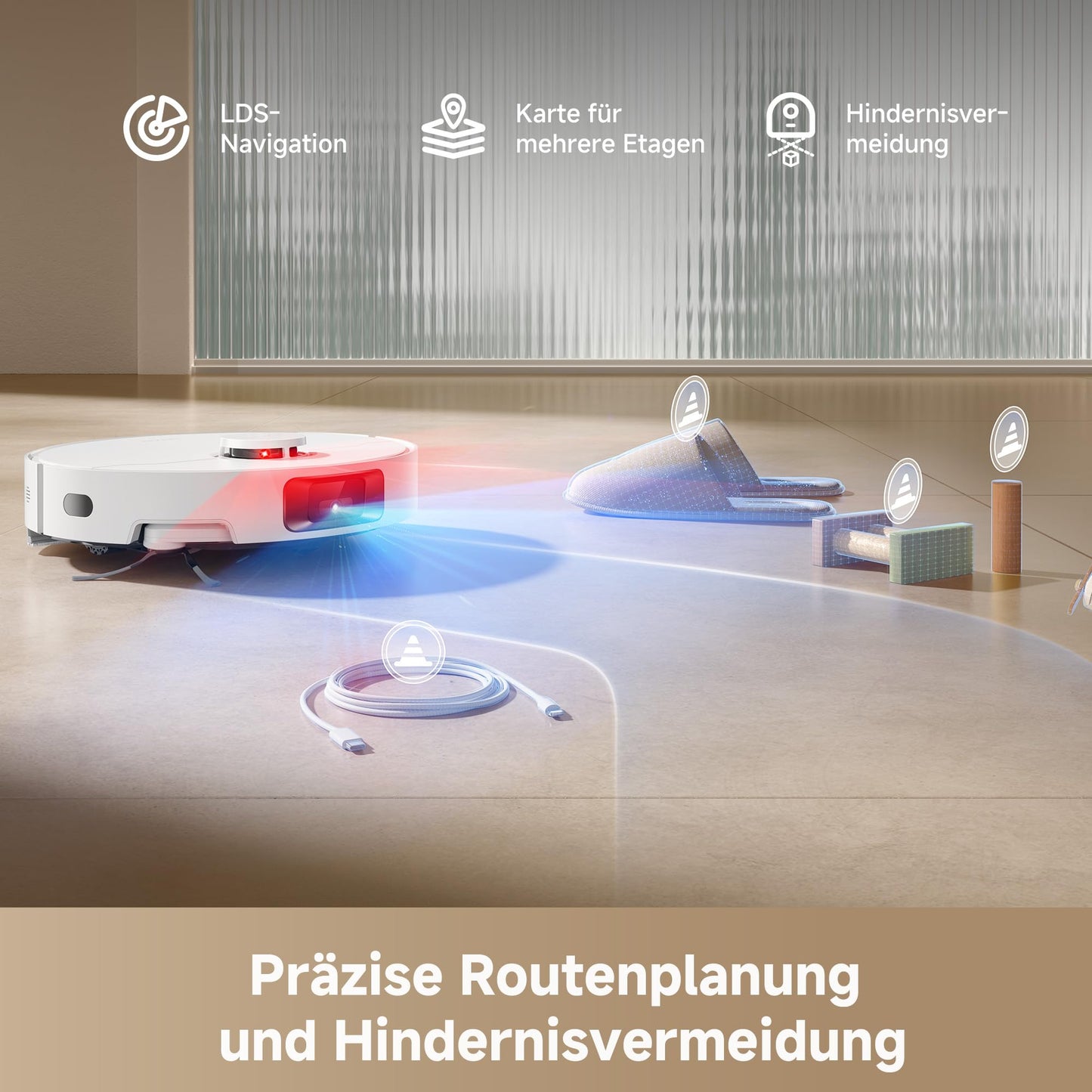 Dreame D20 Pro Plus Saugroboter 13000Pa, Wischfunktion, Station