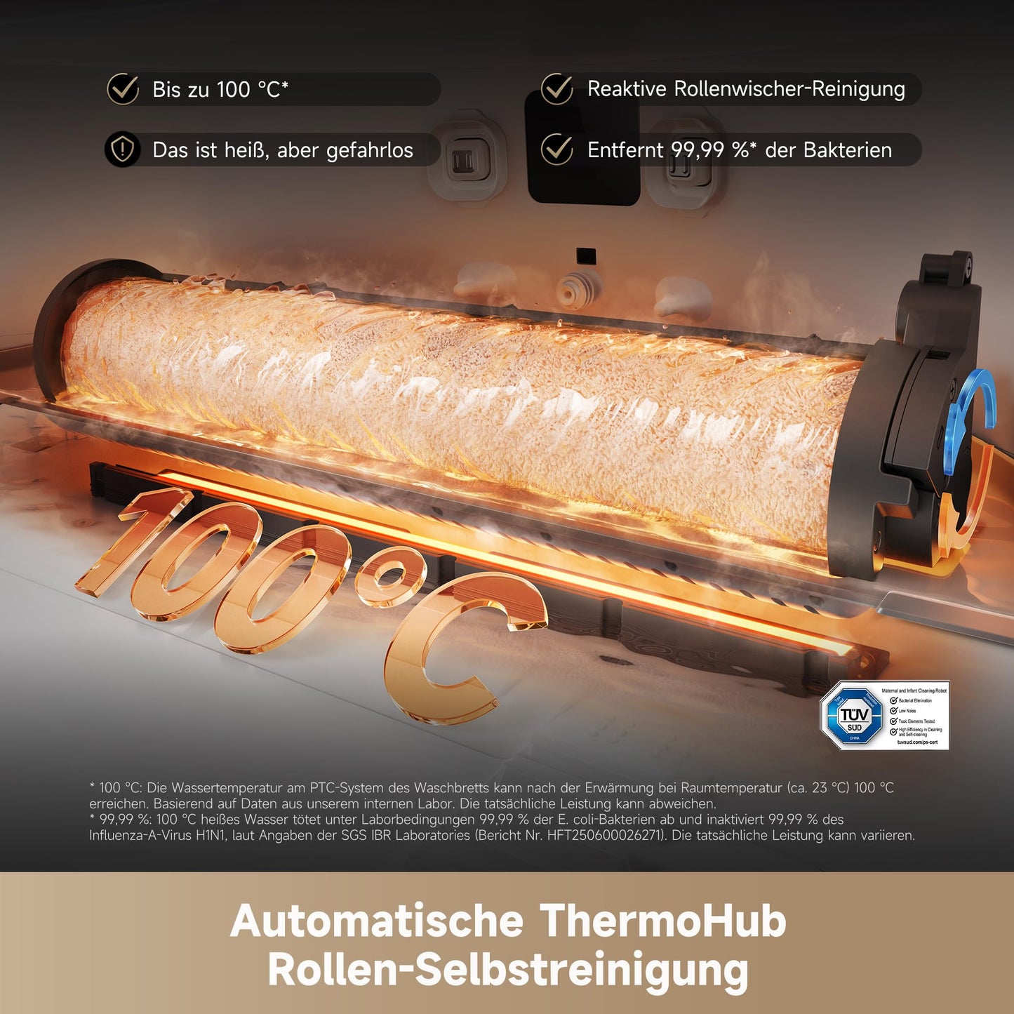 Dreame Aqua10 Ultra Roller Complete Saugroboter 30000Pa, Wischfunktion