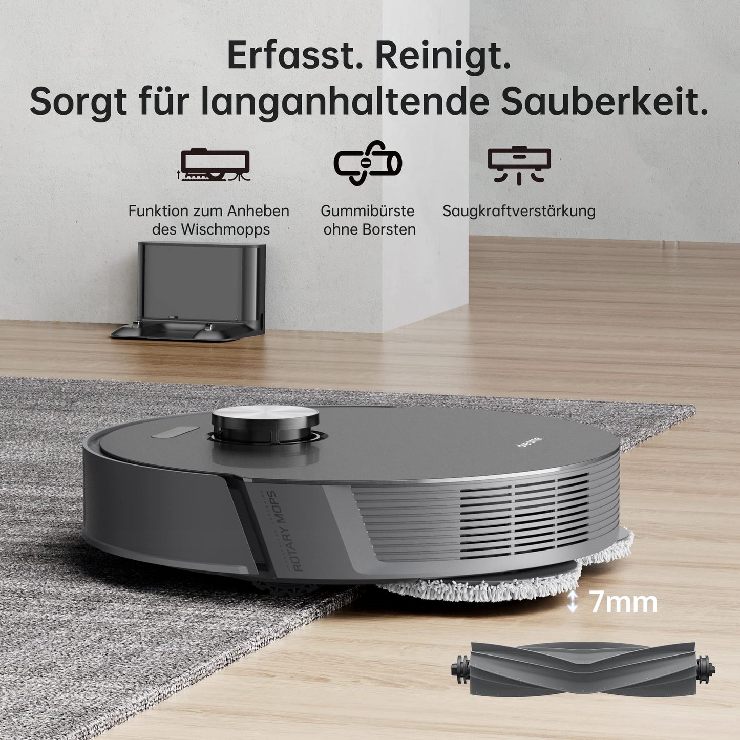 Dreame L10s Pro Saugroboter 5300Pa, Wischfunktion