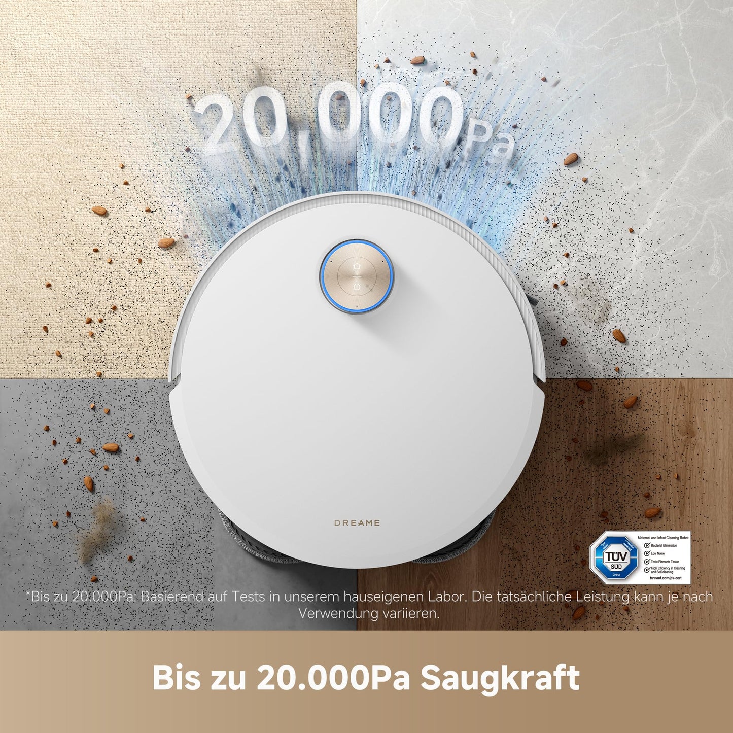 Dreame X50 Ultra Complete Saugroboter 20000Pa, Wischfunktion